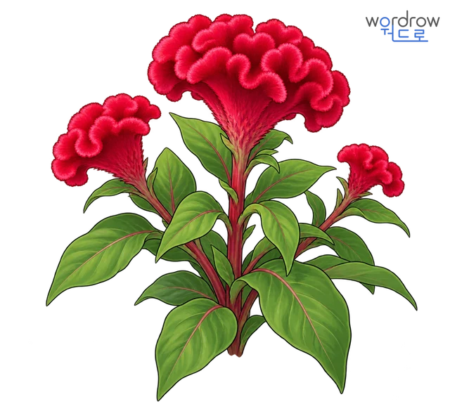 맨드라미 뜻그림